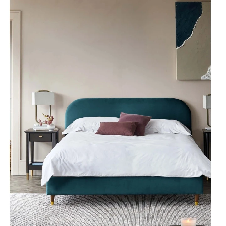 Contemporary Upholstered Bed